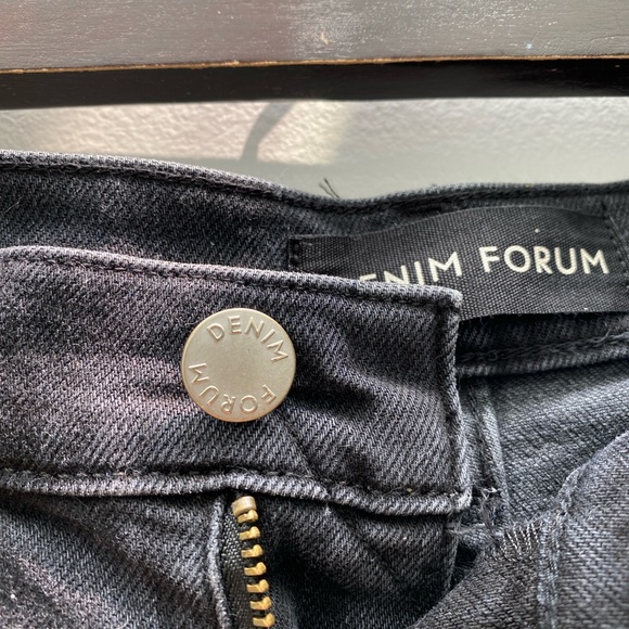 Denim Forum - The Twiggy High Rise Flare Jeans - Picture 6 of 12